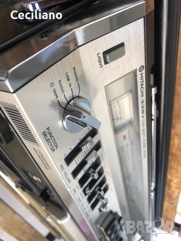 Радиокасетофон HITACHI TRK-8180Е В много добро визуално и техническо състояние!, снимка 12 - Радиокасетофони, транзистори - 53525866