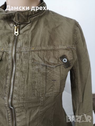 Дамско яке G-Star RAW® BIKER OVERSHIRT L/S WMN MAGMA, размер  S(2),  /317/, снимка 3 - Якета - 46367826