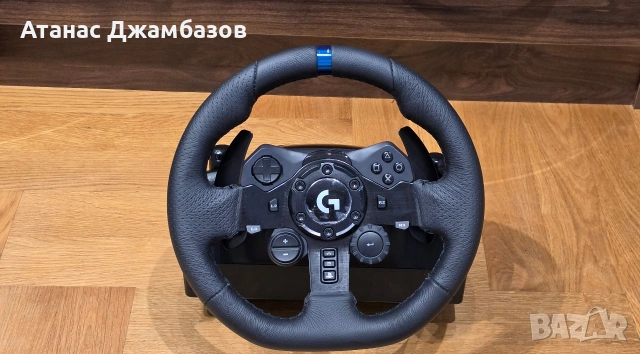 Състезателен волан, педали и скоростен лост Logitech TRUEFORCE G923, снимка 2 - Аксесоари - 54102199