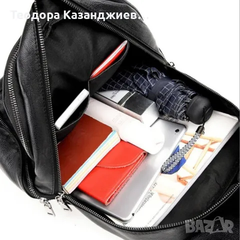 Елегантна, лека, водо и студоустойчива унисекс раница BAG89, снимка 2 - Раници - 48689163