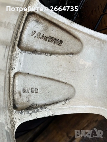 Лети джанти за Audi 5x112 17 цола, снимка 7 - Гуми и джанти - 54184434