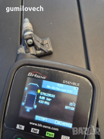 Оригинални Сензори за налягане на гумите Фолксваген-Ауди, снимка 9 - Аксесоари и консумативи - 53538447