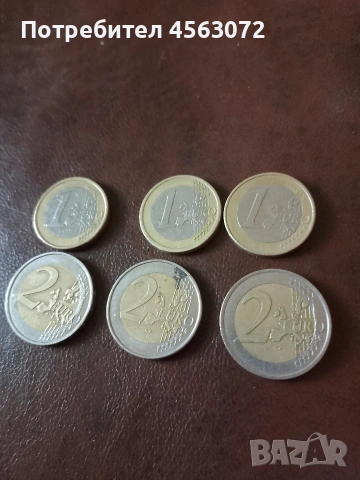 Ретро евро монети , снимка 3 - Антикварни и старинни предмети - 54236944