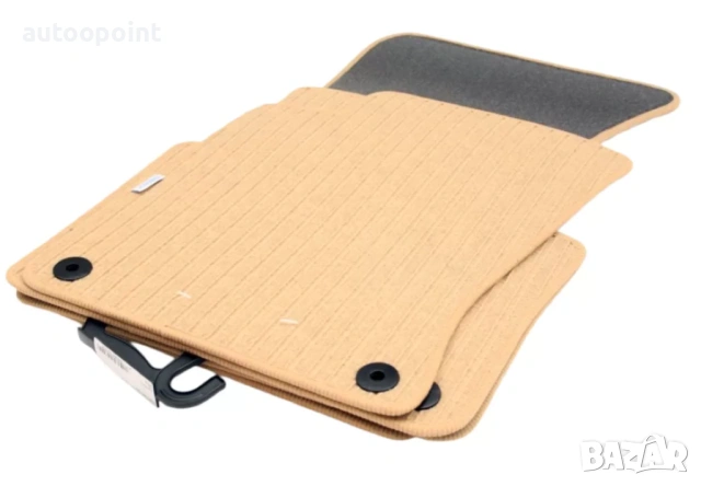 Мокетни стелки за AUDI A8 D3 (2002-2010) - бежови къса база Petex