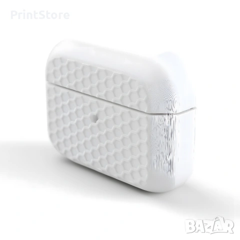Дизайнерски кейс за AirPods Pro / Pro 2 – Бял или Черен, снимка 2 - Друга електроника - 53287019