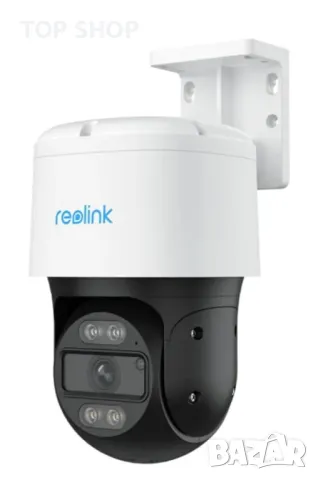 Reolink 4K,8MP PT PoE външна камера с автоматично проследяване,30м.цветно нощно,355° панорама, снимка 1 - IP камери - 48930265