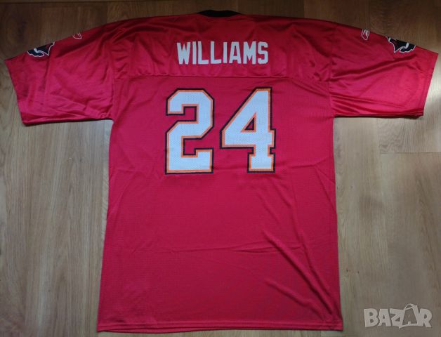 NFL Jursey / Tampa Bay Buccaneers  , #24 Cadillac Williams , Reebok, снимка 2 - Спортни дрехи, екипи - 45420813