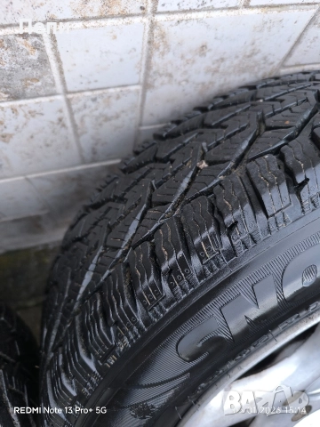 Алуминиеви джанти със почти нови зимни гуми , снимка 10 - Гуми и джанти - 52969065
