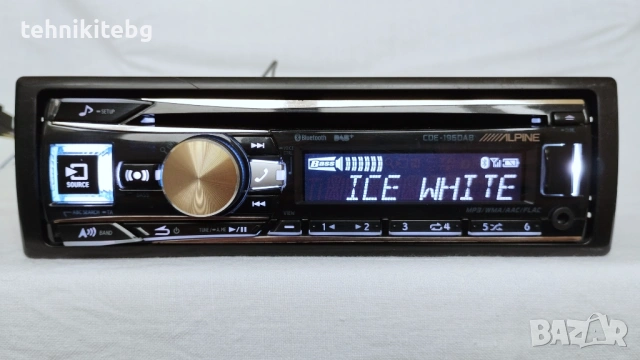 ⭐⭐⭐ ALPINE CDE-196DAB ⭐⭐⭐ - Жесток авто CD плеър с Bluetooth (Блутуут), USB, DAB+, снимка 13 - Аудиосистеми - 54302083
