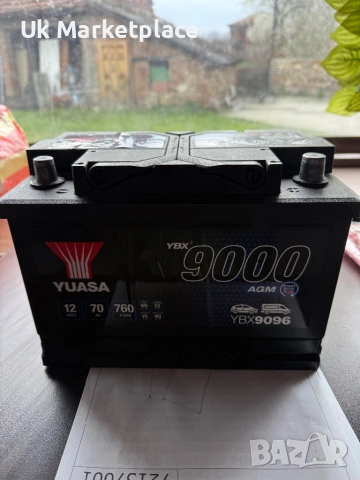 Акумулатор Yuasa AGM 70AH, снимка 4 - Аксесоари и консумативи - 54062582