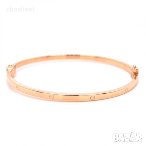 Златна дамска гривна Cartier 5,49гр. 14кр. проба:585 модел:34588-1, снимка 2 - Гривни - 52526414