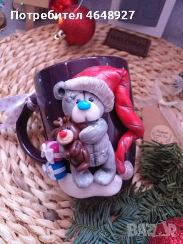 Ръчно изработени чаши и купички с полимерна глина!, снимка 5 - Други - 52823187