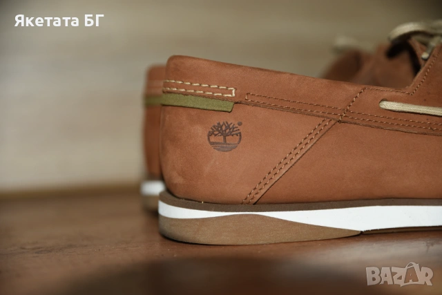 Timberland Оригинални мокасини естествена кожа в отлично състояние размер 43, снимка 2 - Мокасини - 53845352