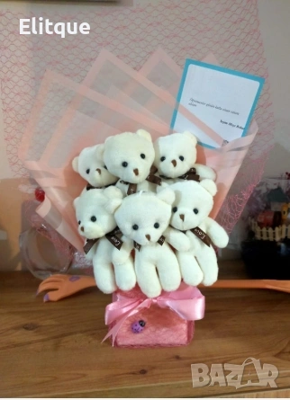 🎁 Премиум Плюшен Букет  , снимка 6 - Други - 53078872