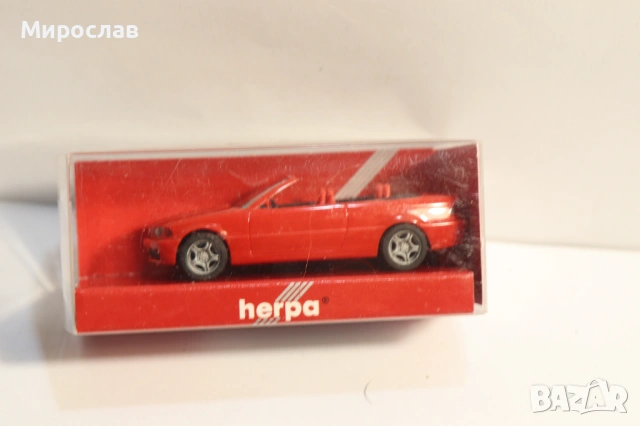 HERPA H0 1/87 BMW 3 КОЛИЧКА КАМИОН МОДЕЛ, снимка 4 - Колекции - 53214770
