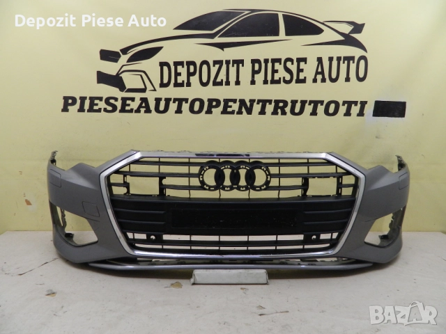 Предна броня Audi A6 C8 4k, 2018, 2019, 2020, 2021, 2022, оригинален код 4K0807437