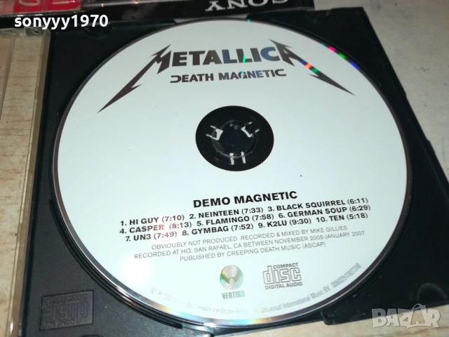METALLICA CD 3010250634, снимка 3 - CD дискове - 52230748