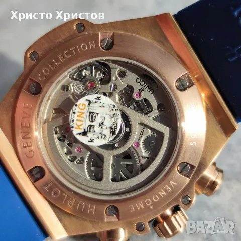 HUBLOT Мъжки луксозен часовник HUBLOT Unico Vendome Collection , снимка 6 - Мъжки - 48751348