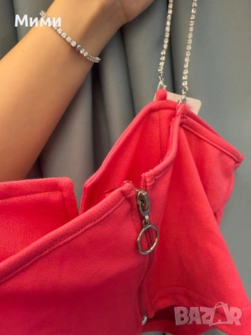 Топ/потник розов , снимка 3 - Рокли - 53493288