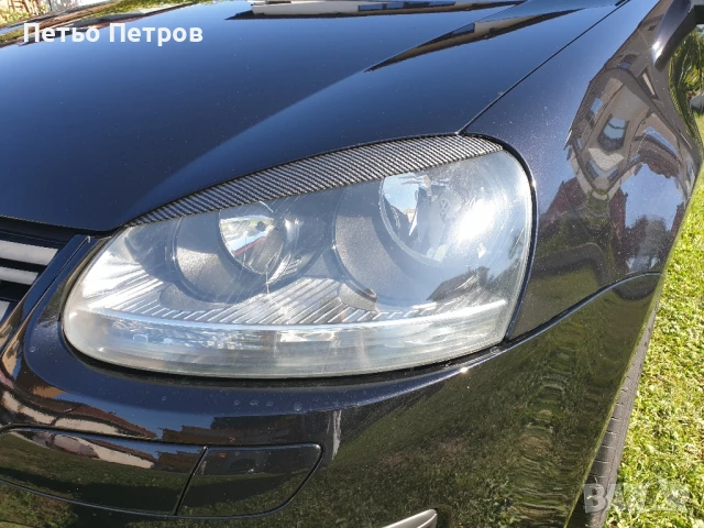 VW Golf 5 вежди за фаровете - карбон