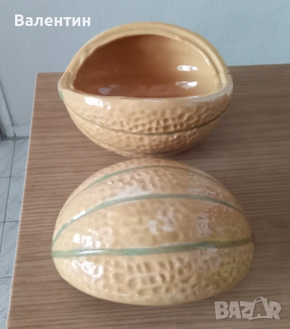 Интересен керамичен сервиз "Плодове", снимка 5 - Сервизи - 54137804