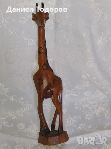 Стара Дървена Фигура , Жираф, снимка 7 - Колекции - 53072033