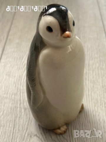 Старинен съветски порцеланов пингвин ЛФЗ 