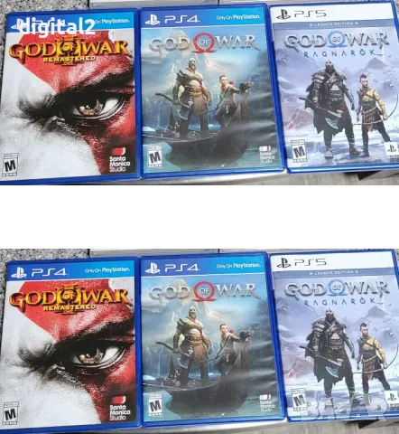  Sony Playstation 5 Disk Edition God ot War Антология 3 диска , нова, снимка 4 - PlayStation конзоли - 47746318