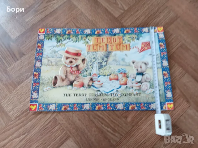 Стара метална табела Teddy Tum Tum /2, снимка 4 - Колекции - 49641607