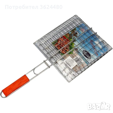 Двойна скара за барбекю 4608, снимка 7 - Други стоки за дома - 53450887