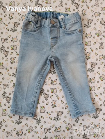 Ризка Zara и дънки H&M за момиче  74 размер , снимка 7 - Бебешки дънки - 49673159