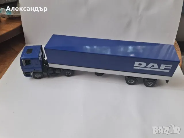 Метално камионче  DAF 85/360 ATI -  Tekno  мащаб 1:50, снимка 2 - Колекции - 49587278