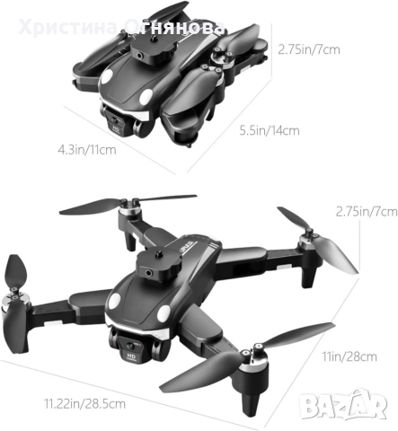 4K Безчетков дрон F200, снимка 5 - Дронове и аксесоари - 52690134