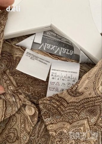 Max Mara Original Size M 100% Коприна Страхотна ризка, снимка 7 - Ризи - 49789932
