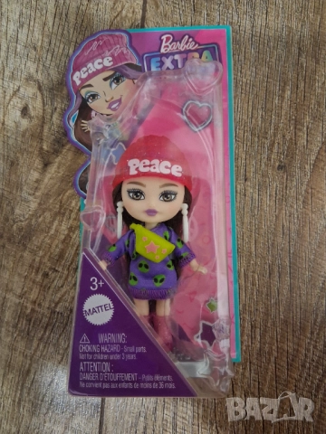 Barbie Extra Mini Minis kукла 9 sm, снимка 2 - Кукли - 52474936