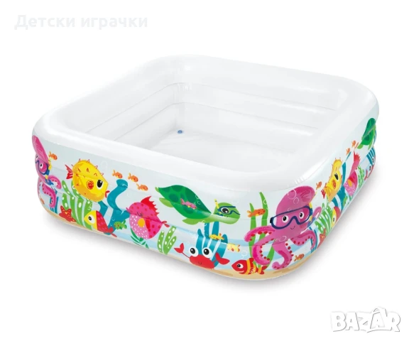 Детски надуваем басейн Аквариум INTEX Sea Aquarium, , снимка 4 - Басейни и аксесоари - 50814852