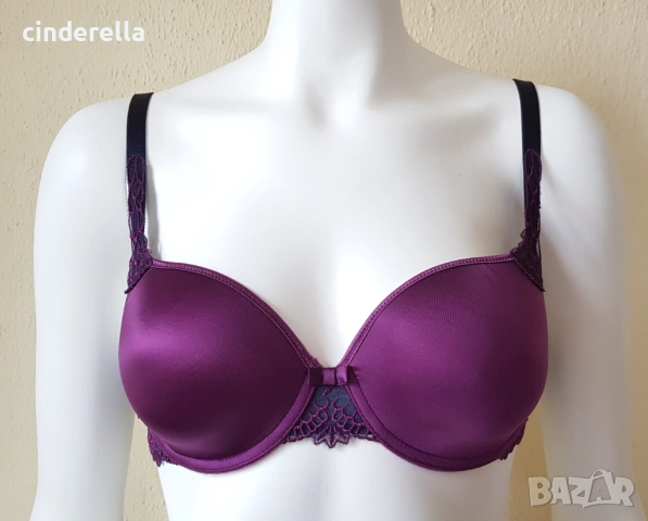 Сутиен 70C лилав гладък, с банел, T-shirt модел, Chantelle