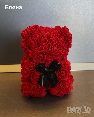 Мече от рози, снимка 3 - Подаръци за жени - 53141117