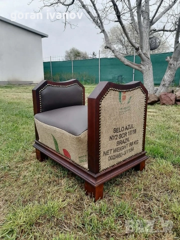 Табуретка в индустриален стил, снимка 2 - Дивани и мека мебел - 54169435