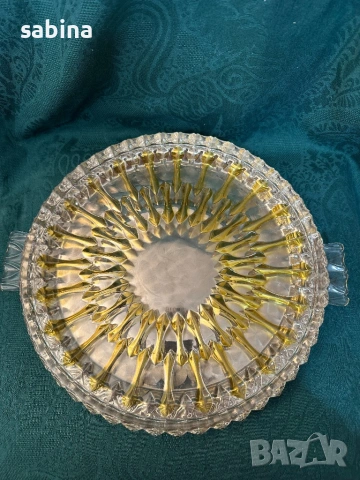 Плато/поднос от кристално стъкло за торта Walther Glas