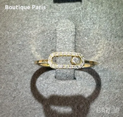 Messika пръстен с мойсанити, снимка 3 - Пръстени - 50146856