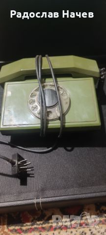 ретро телефон с шайба, снимка 3 - Антикварни и старинни предмети - 45281262