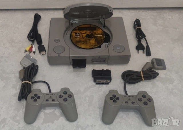 Play Station 1+2 Джойстика+1 Игра, снимка 4 - PlayStation конзоли - 54068394