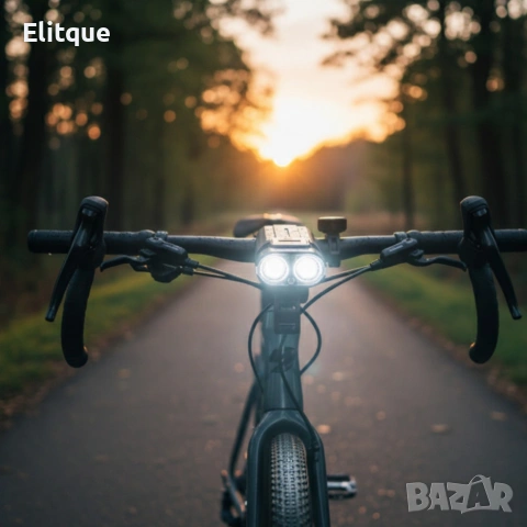 Мощен Led фар за велосипед и фенер 2в1 BL-SM-220 - сигурно и мощно каране