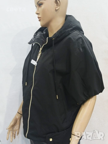 Двулицево дамско яке - черно, снимка 3 - Якета - 53251676