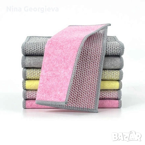 50 броя кухненски почистващи кърпи от стоманена вълна "Сребърна тел", снимка 2 - Други стоки за дома - 53871263