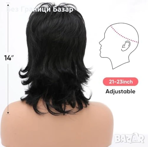 Нова Перука за Парти Ежедневие, Висококачествена коса за жени прическа, снимка 4 - Аксесоари за коса - 53565950