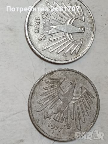 Монети 5 Дойче марка ФРГ, снимка 2 - Нумизматика и бонистика - 45903027