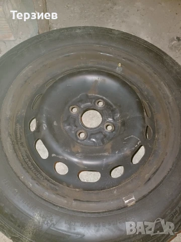 Продавам: 4 стоманени джанти с монтирани зимни гуми, снимка 11 - Гуми и джанти - 45162461