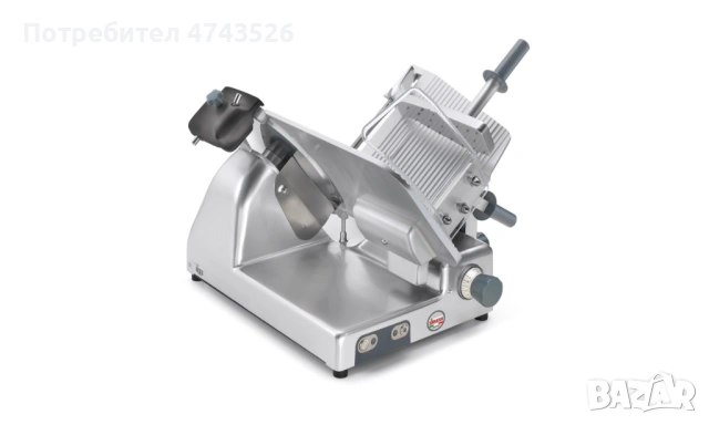 Автоматична колбасорезачка Ø30 см с брояч и три скорости, снимка 4 - Обзавеждане на кухня - 53704706